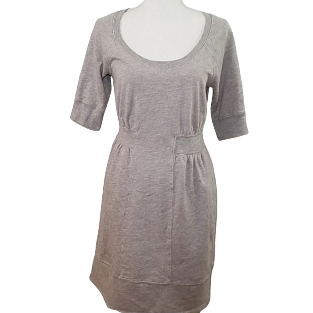 Anthropologie Pure+Good gray sweatshirt dress S